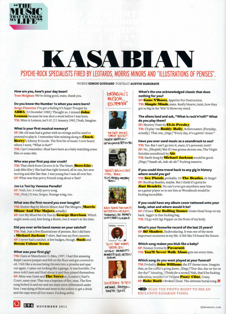 Q Magazine - November 2011 p96